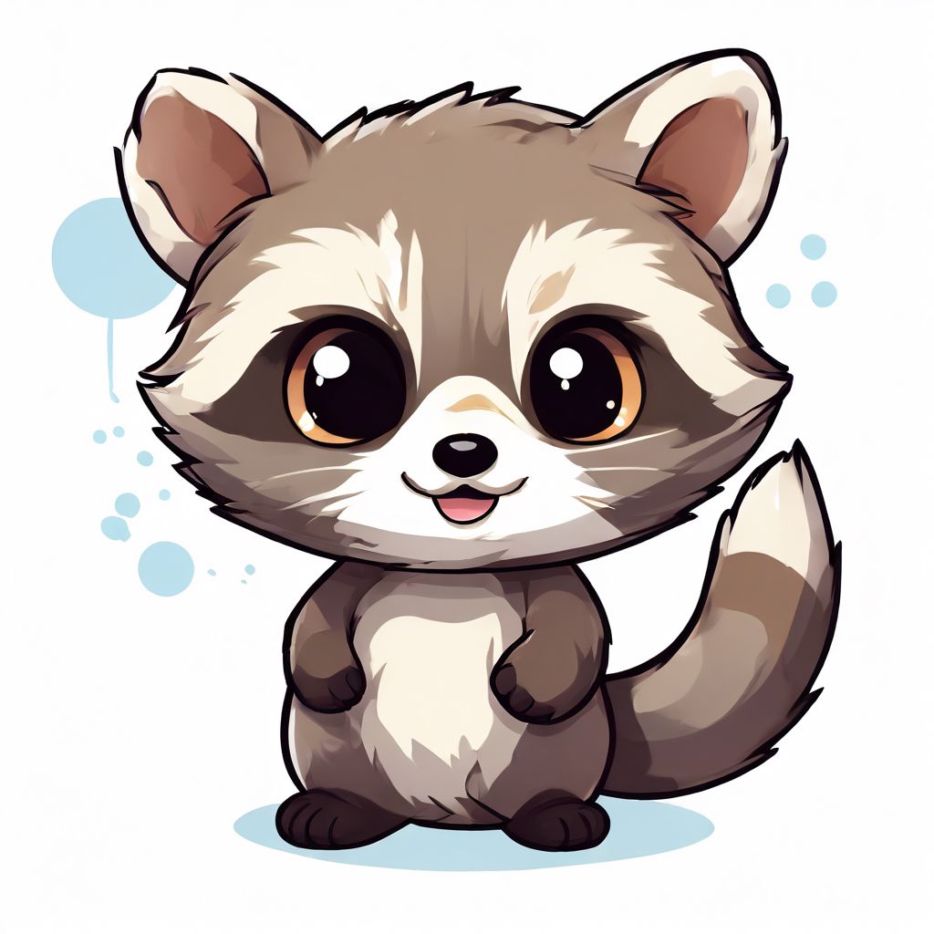 Raccoon love-pawsona.com